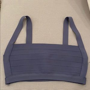Bandage steel blue top